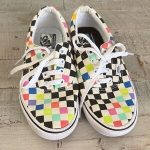 Vans Women’s Colorful Checkered Sneakers